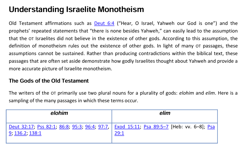 Polytheism Monotheism