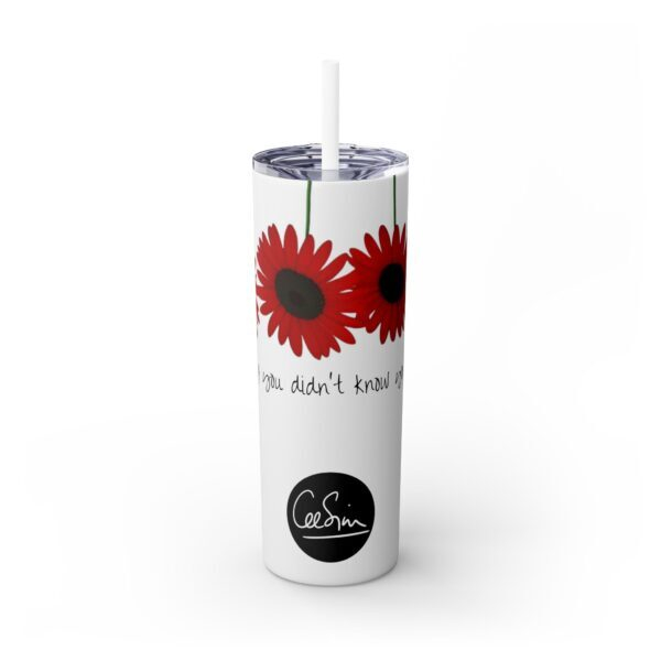 Skinny Tumbler Daisies | Cee-Sim Collection