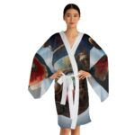 Kimono White Trim Clockwork Cosmos