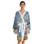 Kimono White Trim MK Alice